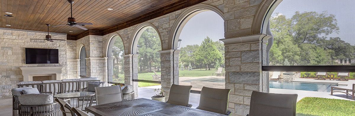 Arched retractable screens Grosse Pointe, Michigan
